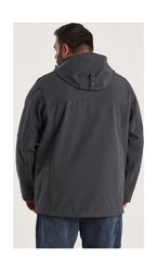 STOY Softshelljacke STW 17 MN SFTSHLL JCKT Dunkelgrau/Grau/Schwarz