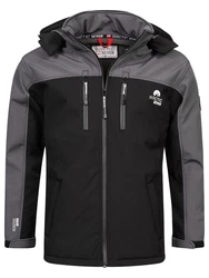 Arctic Seven Softshelljacke ASSurvivo Outdoorjacke Dunkelgrau/Grau/Hellgrau/Schwarz