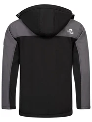 Arctic Seven Softshelljacke ASSurvivo Outdoorjacke Dunkelgrau/Grau/Hellgrau/Schwarz