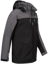 Arctic Seven Softshelljacke ASSurvivo Outdoorjacke Dunkelgrau/Grau/Hellgrau/Schwarz