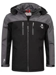 Arctic Seven Softshelljacke ASSurvivo Outdoorjacke Dunkelgrau/Grau/Hellgrau/Schwarz