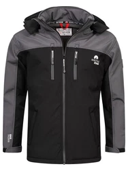 Arctic Seven Softshelljacke ASSurvivo Outdoorjacke Dunkelgrau/Grau/Hellgrau/Schwarz