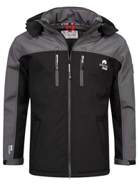 Softshelljacke ASSurvivo Outdoorjacke mit abnehmbarer Kapuze