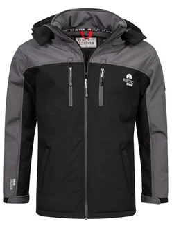 Arctic Seven Softshelljacke ASSurvivo Outdoorjacke Dunkelgrau/Grau/Hellgrau/Schwarz