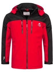 Arctic Seven Softshelljacke ASSurvivo Outdoorjacke Rot/Dunkelrot