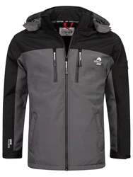 Arctic Seven Softshelljacke ASSurvivo Outdoorjacke Dunkelgrau/Grau/Hellgrau