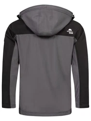 Arctic Seven Softshelljacke ASSurvivo Outdoorjacke Dunkelgrau/Grau/Hellgrau