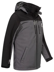 Arctic Seven Softshelljacke ASSurvivo Outdoorjacke Dunkelgrau/Grau/Hellgrau