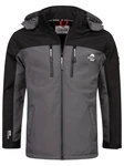 Arctic Seven Softshelljacke ASSurvivo Outdoorjacke Dunkelgrau/Grau/Hellgrau