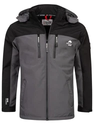 Arctic Seven Softshelljacke ASSurvivo Outdoorjacke Dunkelgrau/Grau/Hellgrau