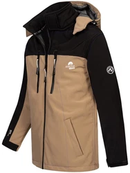 Arctic Seven Softshelljacke ASSurvivo Outdoorjacke Braun/Beige/Khaki