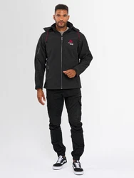 Arctic Seven Herren Softshell Jacke Sport AS087 Schwarz/Dunkelgrau