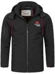 Arctic Seven Herren Softshell Jacke Sport AS087 Schwarz/Dunkelgrau