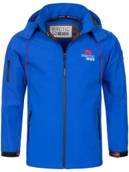 Arctic Seven Herren Softshell Jacke Sport AS087 Blau/Hellblau