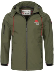 Arctic Seven Herren Softshell Jacke Sport AS087 Dunkelgrün/Khaki/Grün