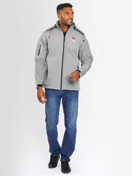 Arctic Seven Herren Softshell Jacke Sport AS087 Hellgrau/Grau