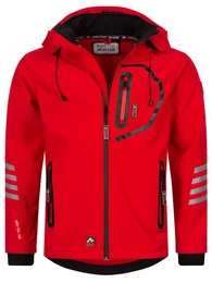 Softshelljacke ASColori Outdoorjacke mit abnehmbarer Kapuze