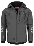 Arctic Seven Softshelljacke ASColori Outdoorjacke Hellgrau/Dunkelgrau/Grau