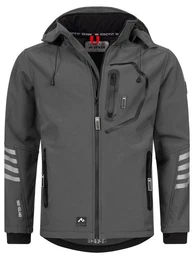 Softshelljacke ASColori Outdoorjacke mit abnehmbarer Kapuze