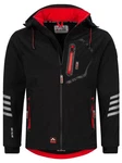 Arctic Seven Softshelljacke ASColori Outdoorjacke Rot/Schwarz/Dunkelrot