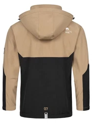 Arctic Seven Softshelljacke ASRenaldoo Funktionsjacke Braun/Beige/Khaki