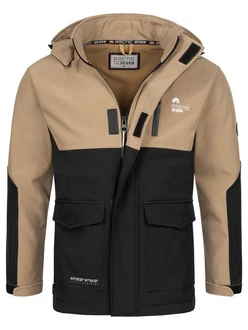 Arctic Seven Softshelljacke ASRenaldoo Funktionsjacke Braun/Beige/Khaki