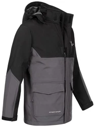 Arctic Seven Softshelljacke ASRenaldoo Funktionsjacke Dunkelgrau/Hellgrau/Grau