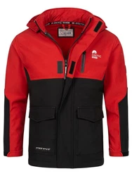 Arctic Seven Softshelljacke ASRenaldoo Funktionsjacke Rot/Dunkelrot