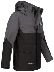 Arctic Seven Softshelljacke ASRenaldoo Funktionsjacke Dunkelgrau/Grau/Schwarz