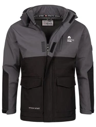 Arctic Seven Softshelljacke ASRenaldoo Funktionsjacke Dunkelgrau/Grau/Schwarz
