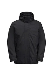 Jack Wolfskin 3-in-1 Funktionsjacke LUNTAL 3IN1 JKT Schwarz/Dunkelgrau/Dunkelblau/Grau