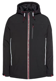 Winterjacke fr kalte Temperaturen, aus Softshell, mit Kapuze, viele Taschen