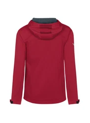 Trigema Softshelljacke Klassische SoftshellKapuzenjacke Dunkelrot/Bordeaux/Rot