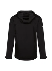 Trigema Softshelljacke Klassische SoftshellKapuzenjacke Schwarz/Grau