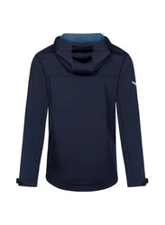 Trigema Softshelljacke Klassische SoftshellKapuzenjacke Dunkelblau/Blau/Hellblau
