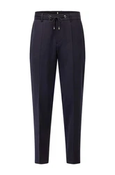 BOSS Anzughose H-Genius (1-tlg) Dunkelblau/Blau/Hellblau