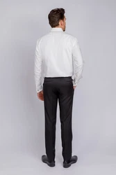 BOSS Langarmhemd H-Joe-spread Weiß/Grau/Creme