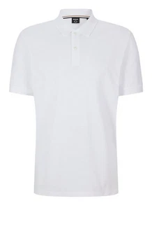 BOSS Poloshirt 'Pallas' Weiß/Grau/Creme