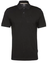 BOSS Poloshirt 'Pallas' Schwarz/Dunkelgrau