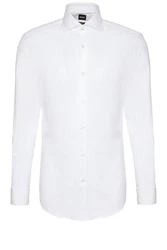 BOSS Businesshemd H-Hank-Spread Weiß/Creme