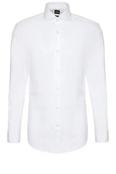 BOSS Businesshemd H-Hank-Spread Weiß/Creme