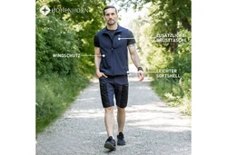 Hhenhorn Softshelljacke Allalin Weste Outdoor Jogging Dunkelblau/Hellblau