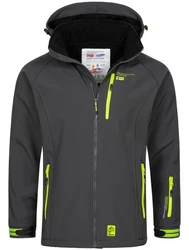 Geographical Norway Softshelljacke Herren Outdoor Übergangsjacke Dunkelgrau/Grau/Hellgrau