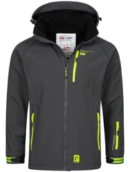 Geographical Norway Softshelljacke Herren Outdoor Übergangsjacke Dunkelgrau/Grau/Hellgrau