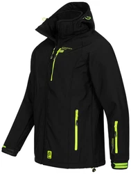 Geographical Norway Softshelljacke Herren Outdoor Übergangsjacke Gelb/Grün/Neonfarben