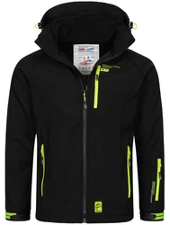 Geographical Norway Softshelljacke Herren Outdoor Übergangsjacke Gelb/Grün/Neonfarben