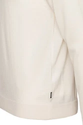 BOSS Strickpullover Bjarno-L Beige/Khaki/Weiß/Creme/Braun