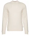 BOSS Strickpullover Bjarno-L Beige/Khaki/Weiß/Creme/Braun
