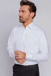 BOSS Businesshemd H-Joe-kent Grau/Weiß/Creme
