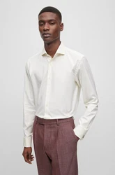 BOSS Businesshemd H-Joe-spread Weiß/Creme